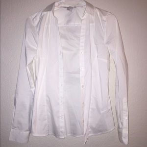 NWO tag white button up